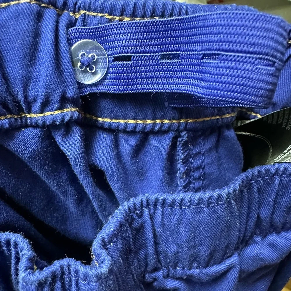 H&M Blue 100% Cotton Jogger Pants Size 4T